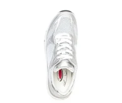 Lage sneaker zilver