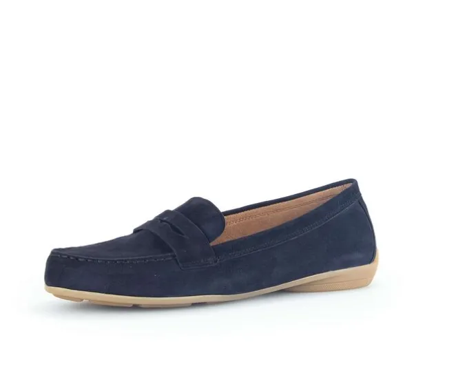 Mocassin blauw