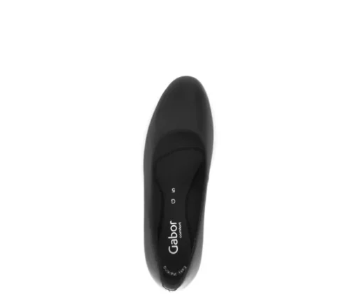 Pump op plateauzool zwart