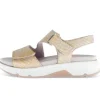 Sandal met riempjes beige