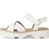 Sandal met riempjes beige