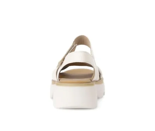 Sandal met riempjes beige
