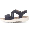 Sandal met riempjes blauw