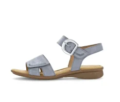 Sandal met riempjes blauw