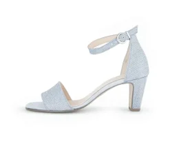 Sandal met riempjes blauw
