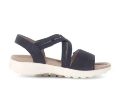 Sandal met riempjes blauw