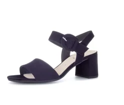 Sandal met riempjes blauw