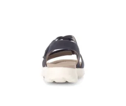 Sandal met riempjes blauw