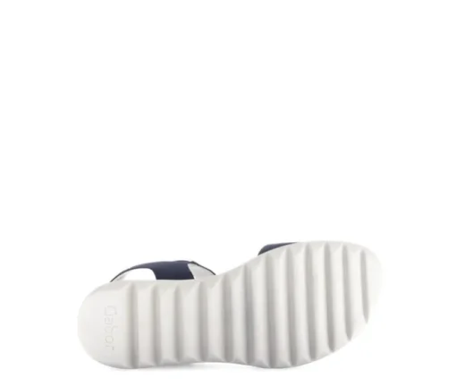 Sandal met riempjes blauw