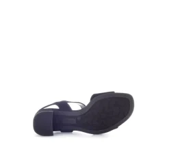 Sandal met riempjes blauw