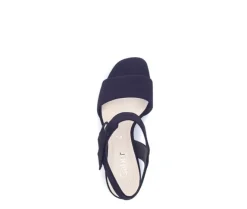 Sandal met riempjes blauw