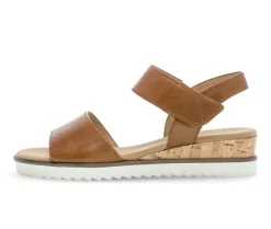 Sandal met riempjes bruin
