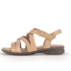 Sandal met riempjes bruin