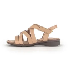 Sandal met riempjes bruin