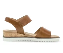 Sandal met riempjes bruin