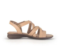 Sandal met riempjes bruin