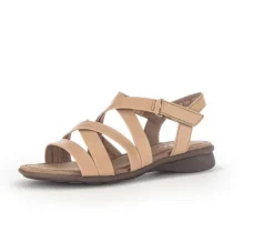 Sandal met riempjes bruin