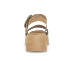 Sandal met riempjes bruin