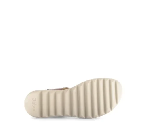 Sandal met riempjes bruin