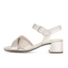 Sandal met riempjes goud