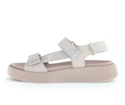 Sandal met riempjes goud