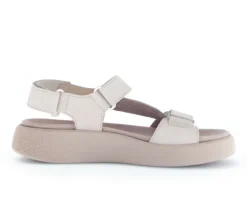 Sandal met riempjes goud