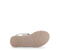 Sandal met riempjes goud