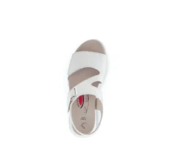 Sandal met riempjes goud