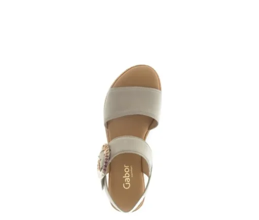 Sandal met riempjes groen