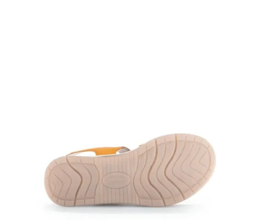 Sandal met riempjes oranje