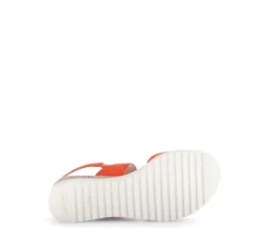 Sandal met riempjes oranje