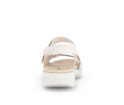 Sandal met riempjes rose