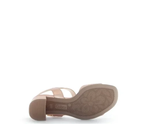 Sandal met riempjes rose