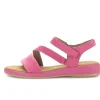 Sandal met riempjes roze