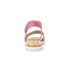 Sandal met riempjes roze