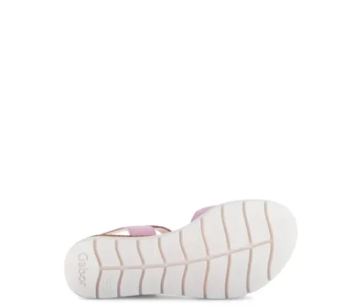 Sandal met riempjes roze