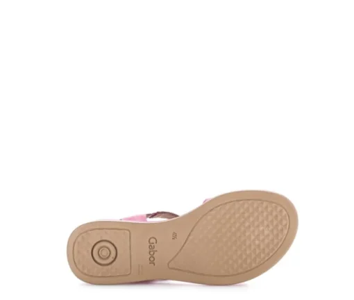 Sandal met riempjes roze
