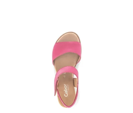 Sandal met riempjes roze