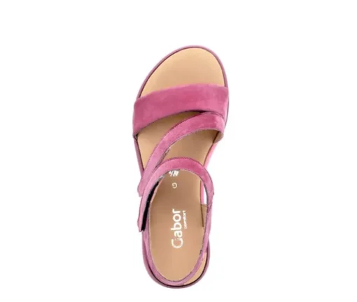 Sandal met riempjes roze