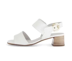 Sandal met riempjes wit