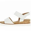 Sandal met riempjes wit