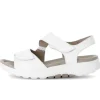 Sandal met riempjes wit