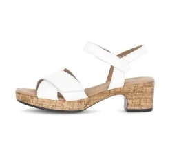 Sandal met riempjes wit