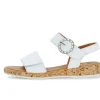 Sandal met riempjes wit