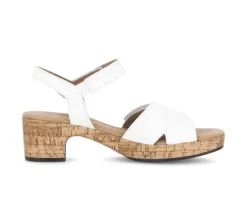 Sandal met riempjes wit