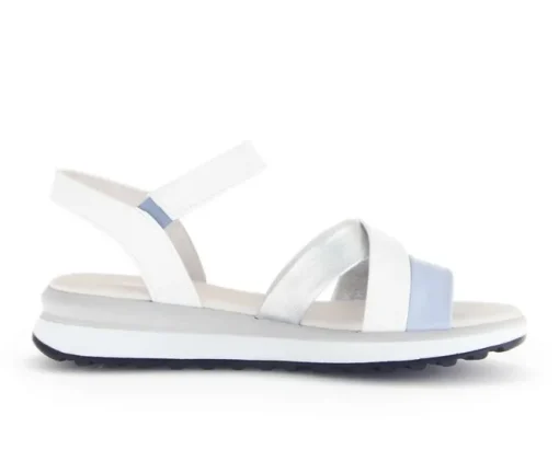Sandal met riempjes wit