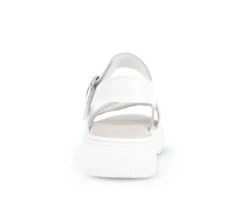 Sandal met riempjes wit