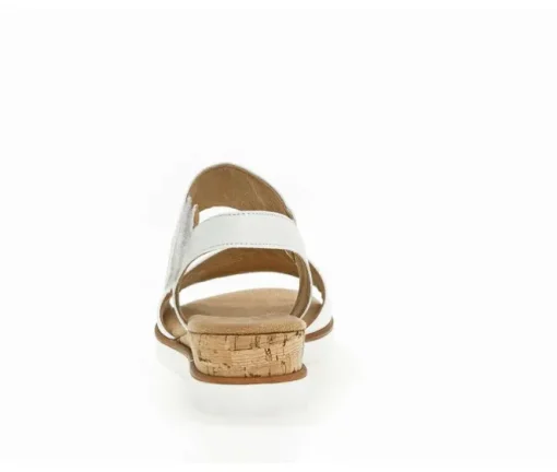Sandal met riempjes wit