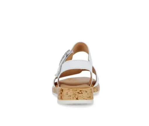 Sandal met riempjes wit