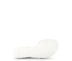 Sandal met riempjes wit